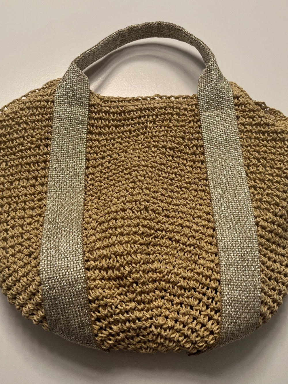 Hat attack raffia bag